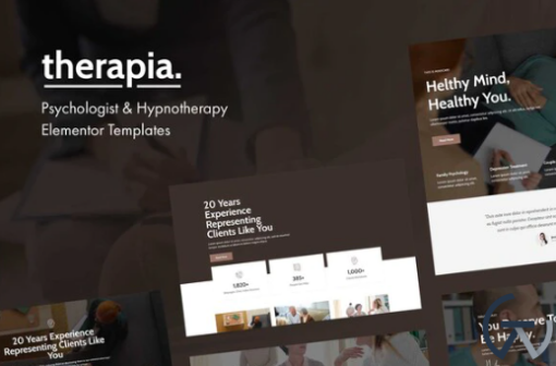 Therapia Psychologist Hypnotherapy Elementor Templates