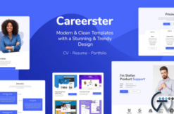 Careerster - CV/Resume Elementor Templates