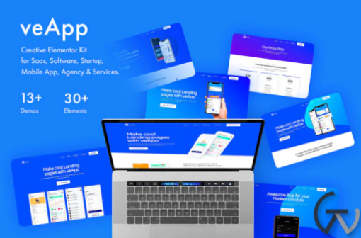 veApp Mobile Startup Template Kit