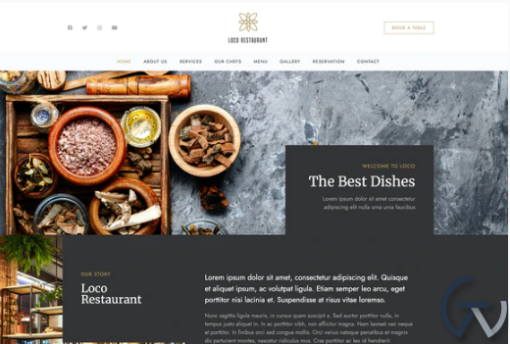 Loco Restaurant Template Kit