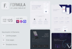 Formula - Software & App Landing Elementor Template Kit