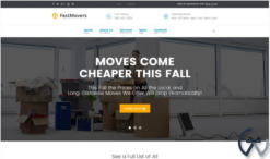 Fast Moving - Transportation & Moving Services WordPress Theme