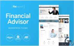FinExpert - Financial Advisory Company Responsive WordPress Theme