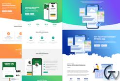 Baha - Apps Landing Template Kit