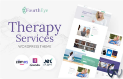 FourthEye - Therapy Services Multipurpose Classic Elementor WordPress Theme