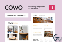 COWO - Coworking Elementor Template Kit