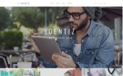 Identiz - Personal Blog WordPress Theme