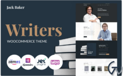 Jack Baker - Writer Responsive WordPress Theme