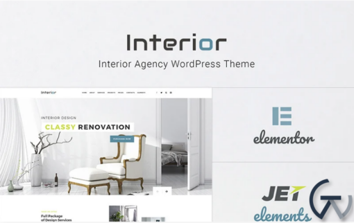 Interior Interior Design Company Responsive WordPress Theme