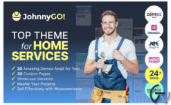 JohnnyGo - Multipurpose Home Services WordPress Theme