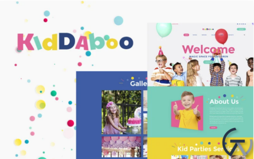 Kiddaboo Kid Parties Services Responsive WordPress Theme