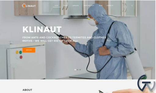 Klinaut Pest Control WordPress Theme