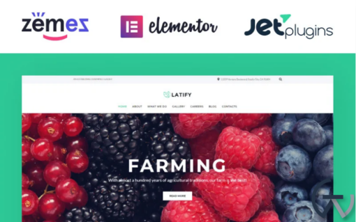 Latify Private Farm Responsive WordPress Theme