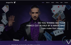 Magician Artist & Performer WordPress Theme
