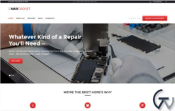 MaxGadget - Computer Maintenance & Electronics Repair WordPress Theme