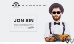 One Page Freelancer Photographer Portfolio WordPress Theme