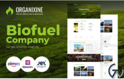 Organixine - Biofuel Company WordPress Theme