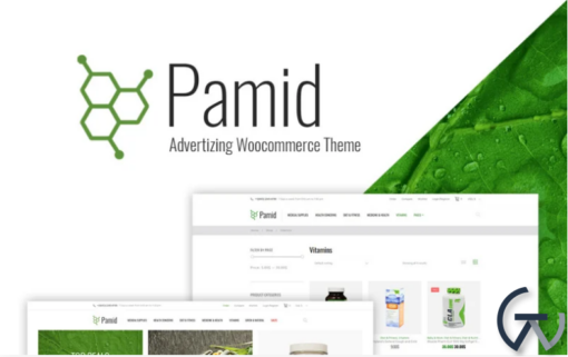 Pamid Drug Store Responsive WooCommerce Theme