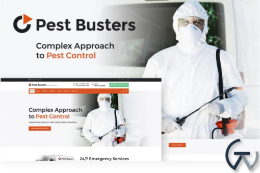 Pest Busters Pest Control WordPress Theme
