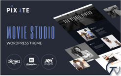 Pixate - Movie Studio WordPress Theme