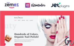 Poli Nails - Nail Salon with Great Widgets and Elementor WordPress Theme