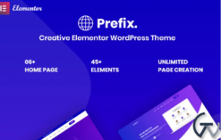 Prefix - Creative Responsive WordPress Theme
