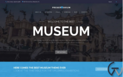 Preservarium - Museum Responsive WordPress Theme