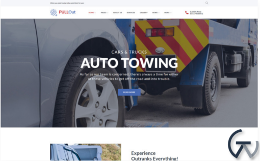 Pull Out WordPress Theme