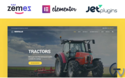 Rentallo - Farming Equipment & Machinery Rentals WordPress Theme