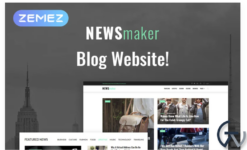 Newsmaker - News Blog Multipurpose Modern Elements WordPress Theme