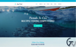 Sail Fish - Fishing Club Responsive WordPress Theme