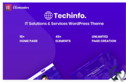 Techinfo - IT Solutions & Services WordPress Theme
