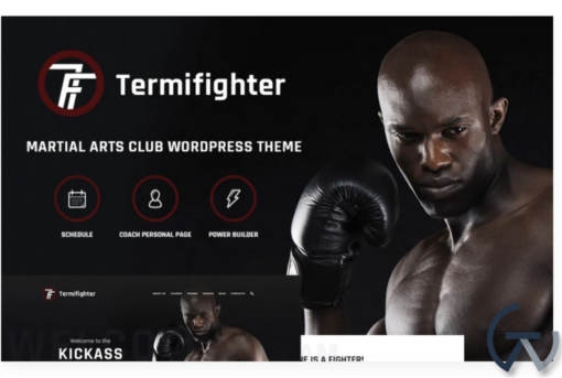 Termifighter Martial Arts Club Responsive WordPress Theme