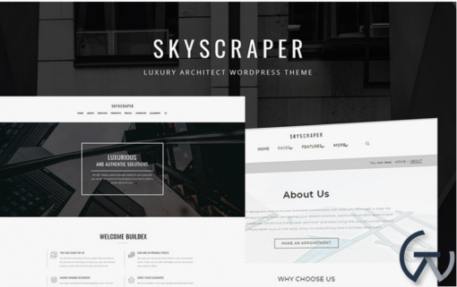 Skyscraper Architecture And Construction WordPress Theme