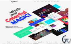 Spellbind - Designer Landing Page Wordpress Theme