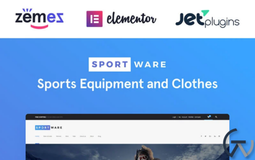 SportWare Sport Equipment Clothes WooCommerce Theme