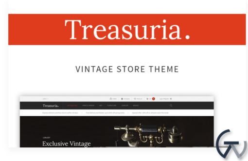 Treasuria Antique Vintage WooCommerce Theme