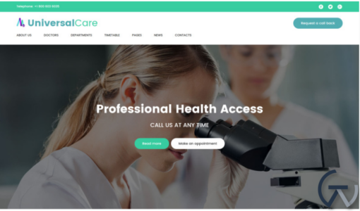 UniversalCare Medical Center Responsive WordPress Theme