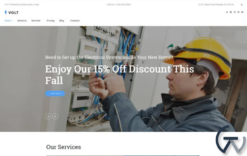 Volt - Local Electrical Service WordPress Theme