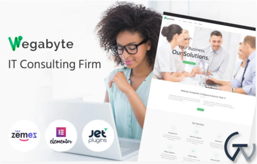 WegaByte IT Consulting Firm WordPress Theme