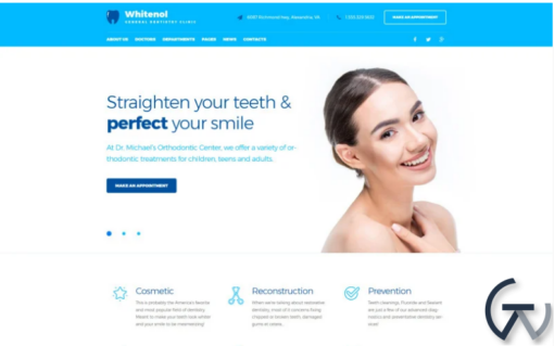 Whitenol Dentistry Clinic Responsive WordPress Theme