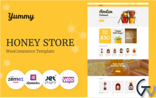 Yummy Honey Store WooCommerce Theme