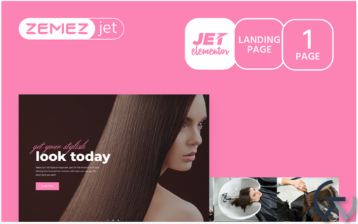 Longsdale Beauty Salon Jet Elementor Template