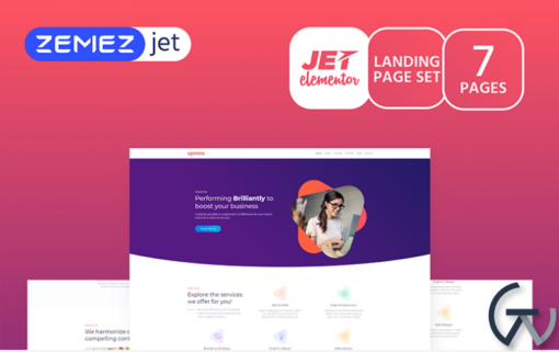 Markent Digital Agency Jet Elementor Template