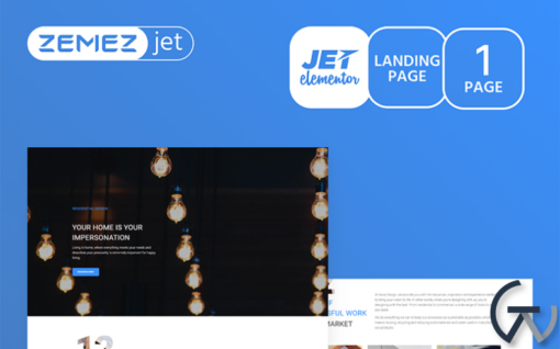 Modariny Design Jet Elementor Template