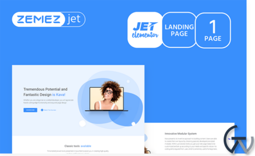 Normous Business Jet Elementor Template