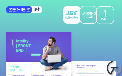 Studiex IT Cources Jet Elementor Template