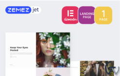 Tinycity - Creative Splitscreen Elementor Template