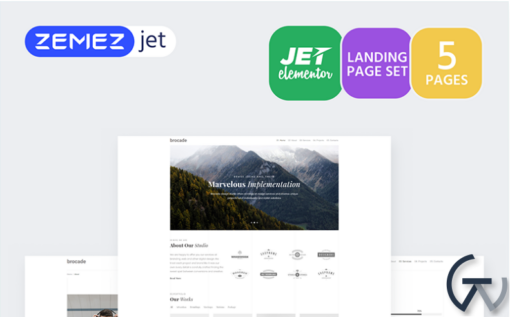 Triadic Design Studio Jet Elementor Template