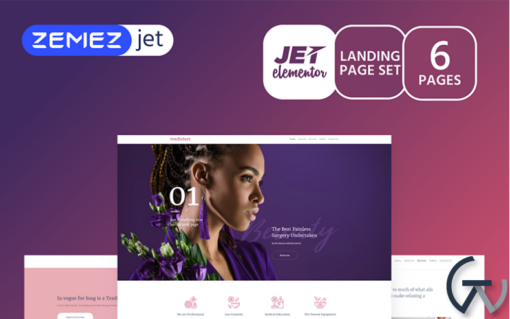 Vallees Spa Salon Jet Elementor Template